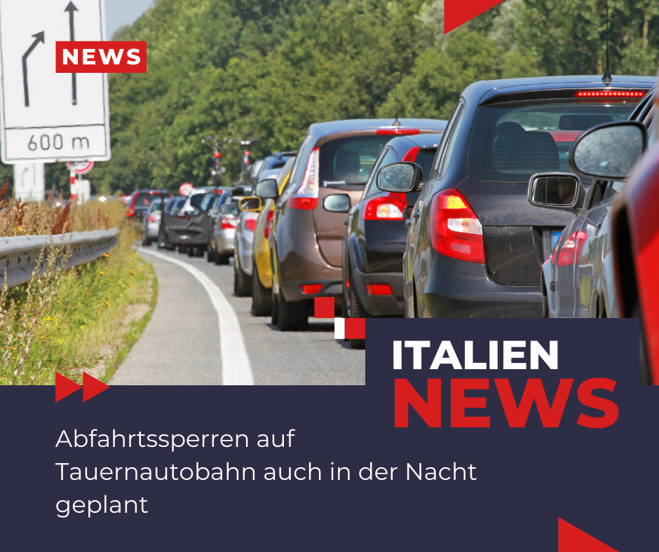 Abfahrtssperren auf Tauernautobahn auch in der Nacht geplant