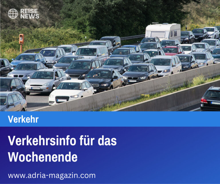 Verkehrsinfo für das Wochenende