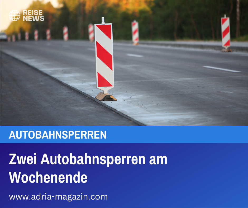 Zwei Autobahnsperren am Wochenende