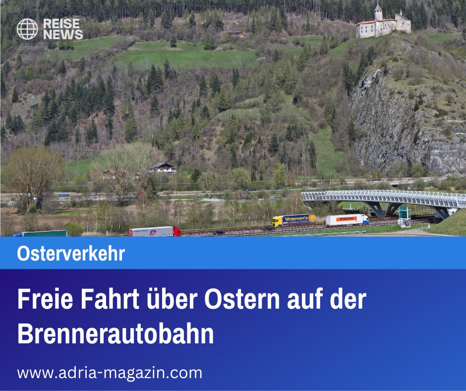 Freie Fahrt über Ostern auf der Brennerautobahn