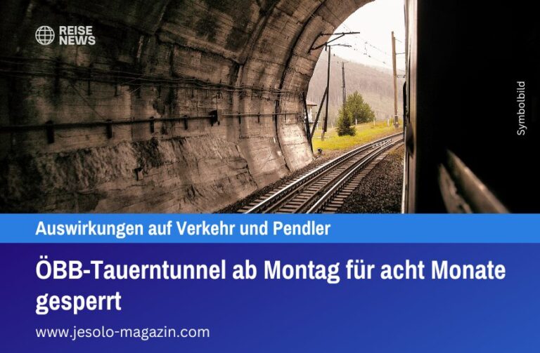 ÖBB-Tauerntunnel ab Montag für acht Monate gesperrt