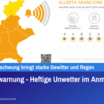 Wetterwarnung - Heftige Unwetter im Anmarsch