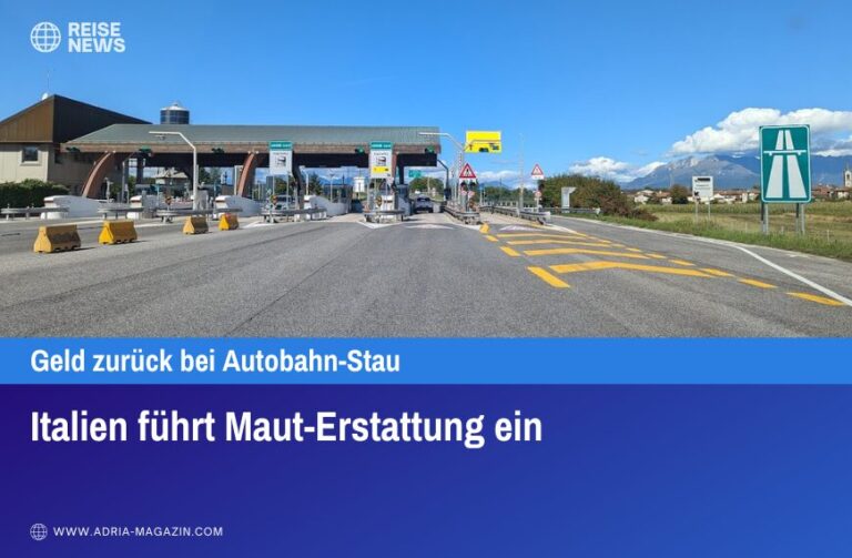 Italien führt Maut-Erstattung ein