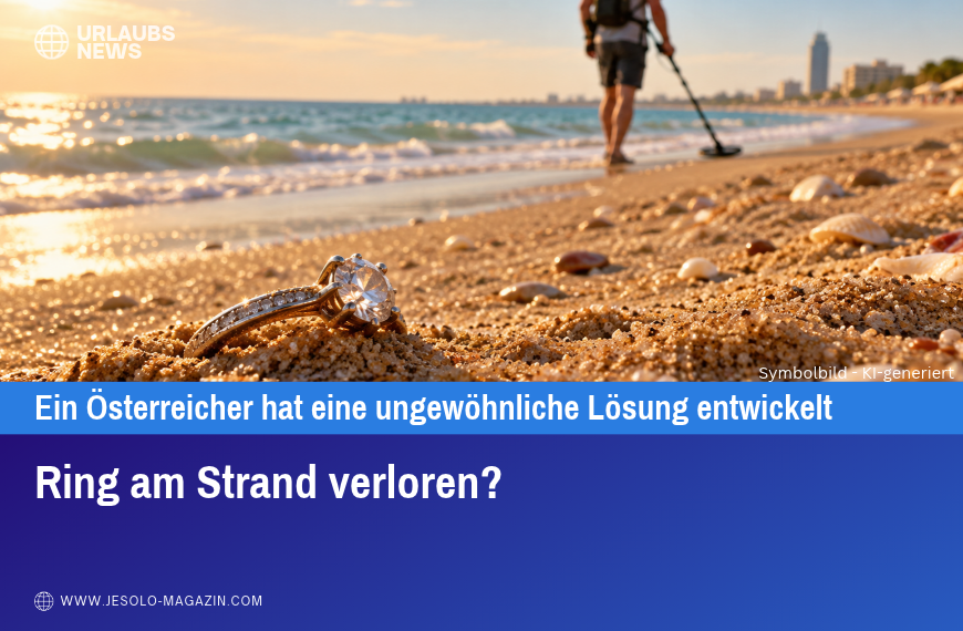 Ring am Strand verloren